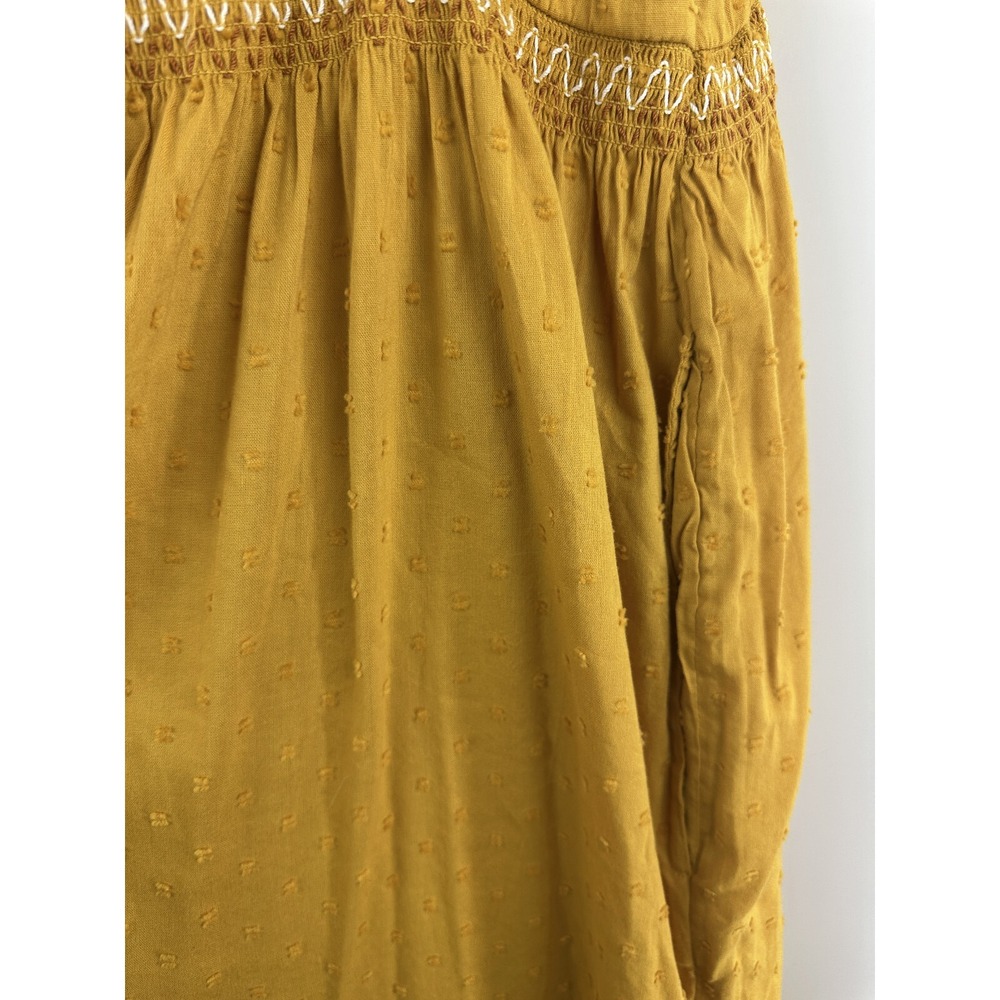 Old Navy Sleeveless Waist Defined Embroidered Clip Dot Maxi Dress Plus Size 3X - Picture 9 of 15